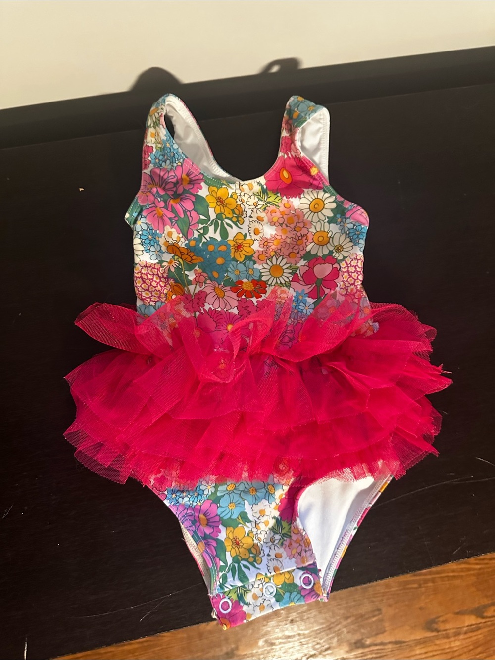 Posh Peanut Pink Ruffle Tutu Swimsuit